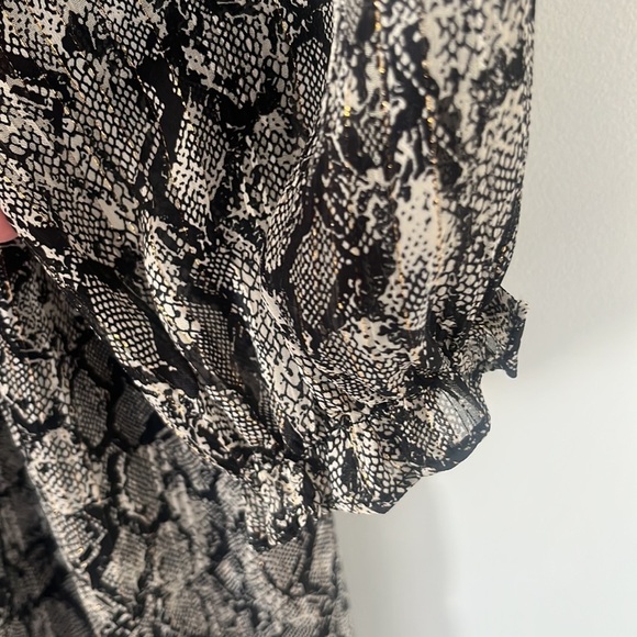 NWT ZARA ANIMAL PRINT MIDI DRESS size S - Picture 7 of 11